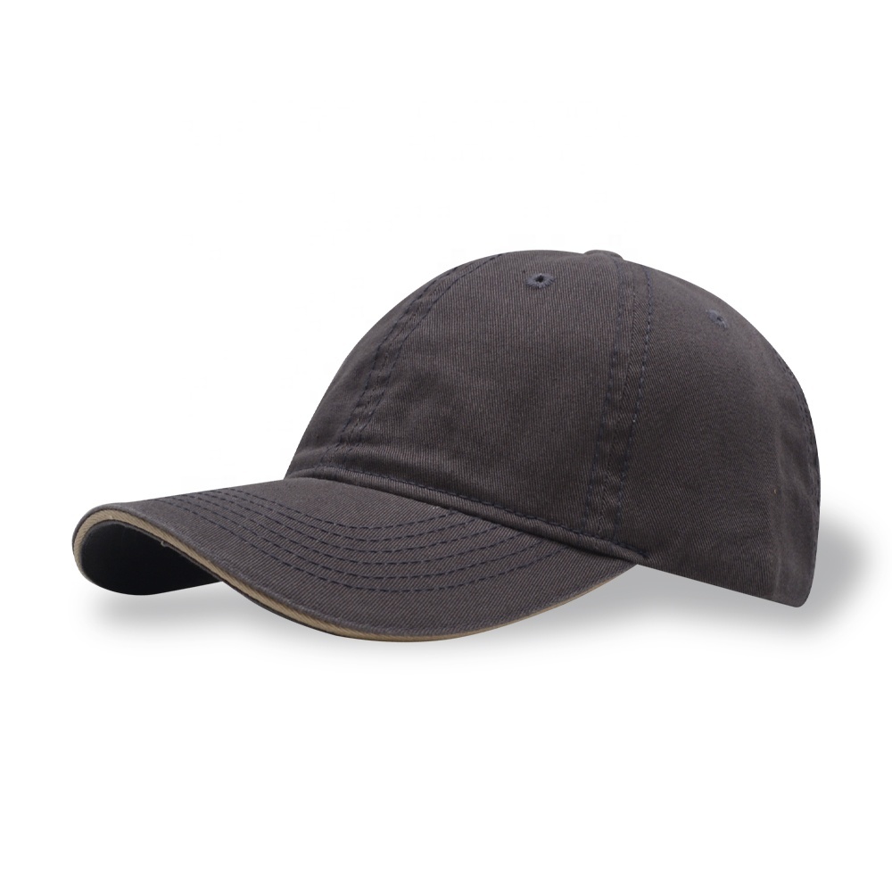 Custom Blank Dad Hats Unisex 100% Cotton Base Ball Cap Custom Black New Plain Cotton Hats 6 Panel Baseball Cap