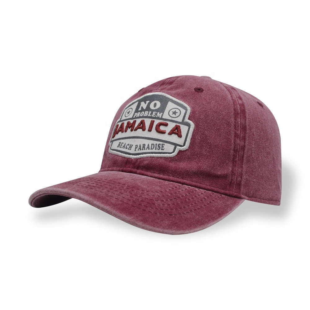 Wholesale Wash 6 Panel Cap Personalised Dad Caps Sports Hats Men Baseball Cap Custom Logo