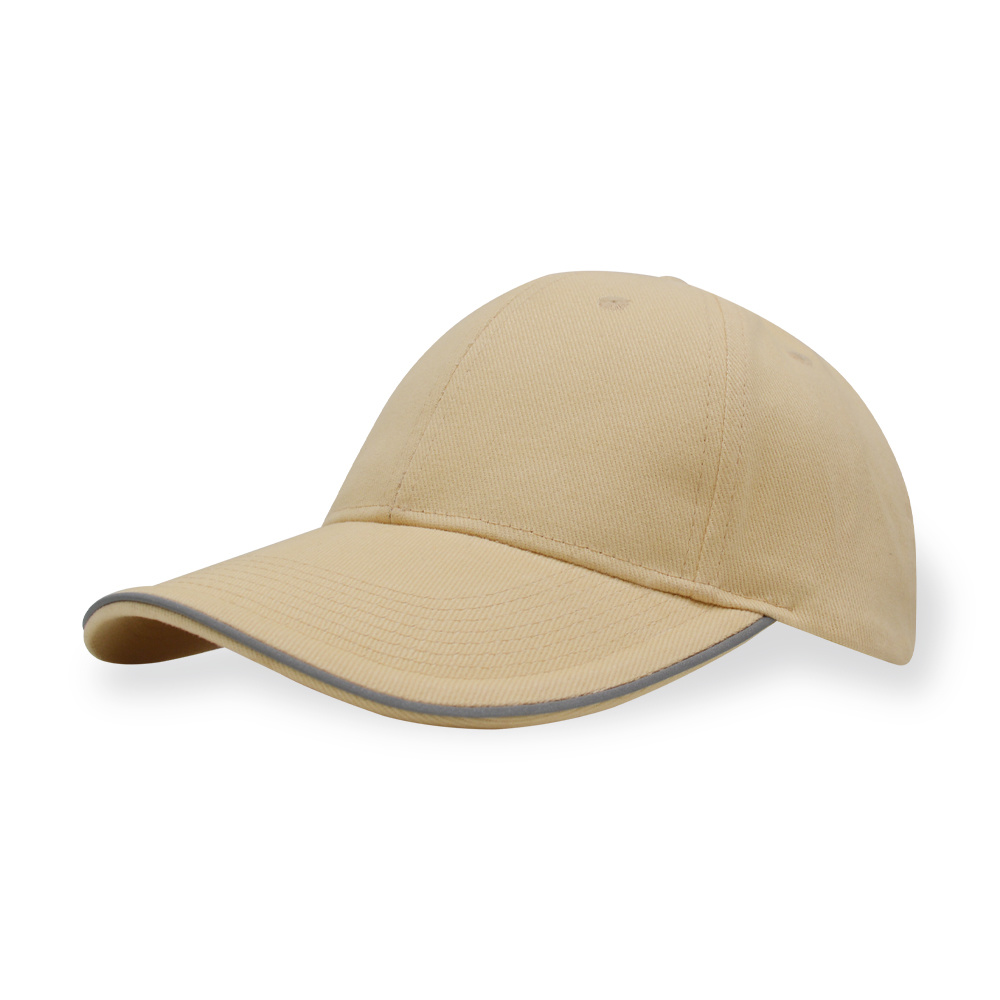 Factory Price Custom Embroidery LOGO Plain Blank Sandwich Visor Cotton Twill 100% Cotton Baseball Cap For Men Women