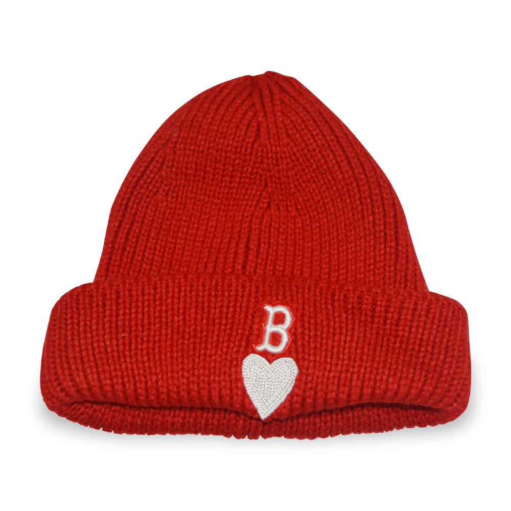 Embroidery Logo Acrylic Fibre Plain Beanie Winter Keep Warm Custom LOGO Knitted Hat Winter Hats