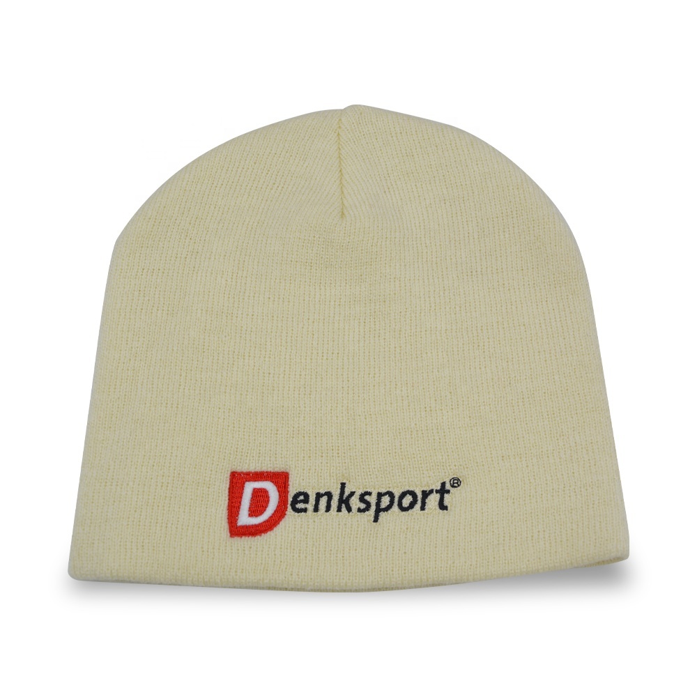 Fashion Unisex Custom Beanies Plain Warm Knitted Winter Hats Letter Logo Beanie Embroidery Beanie Hat