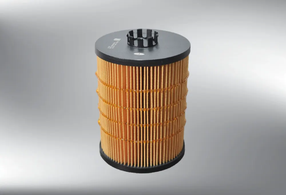 Engine oil filter element