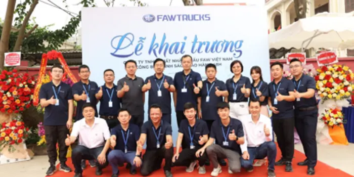 Церемония открытия завода FAW Vietnam Import & Export Co.,Ltd.