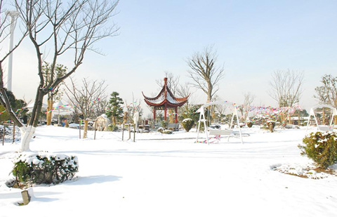 銀裝素裹,海灣園,海灣寢園