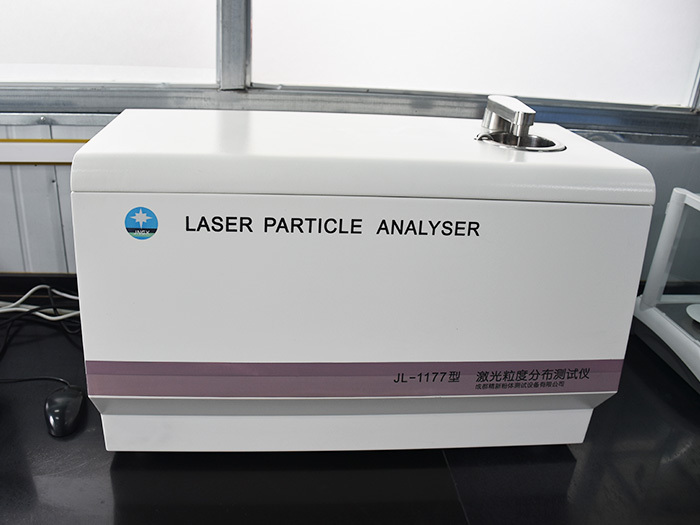 Laser particle size distribution tester