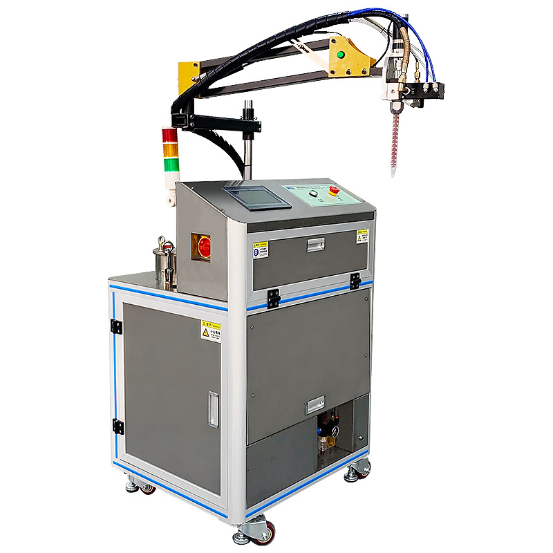 Cantilever type automatic glue pouring machine