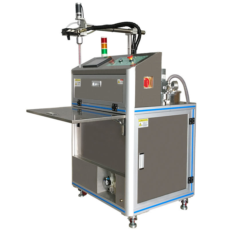 Semi-automatic fixed glue pouring machine