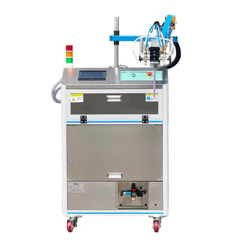 Cantilever type automatic glue pouring machine