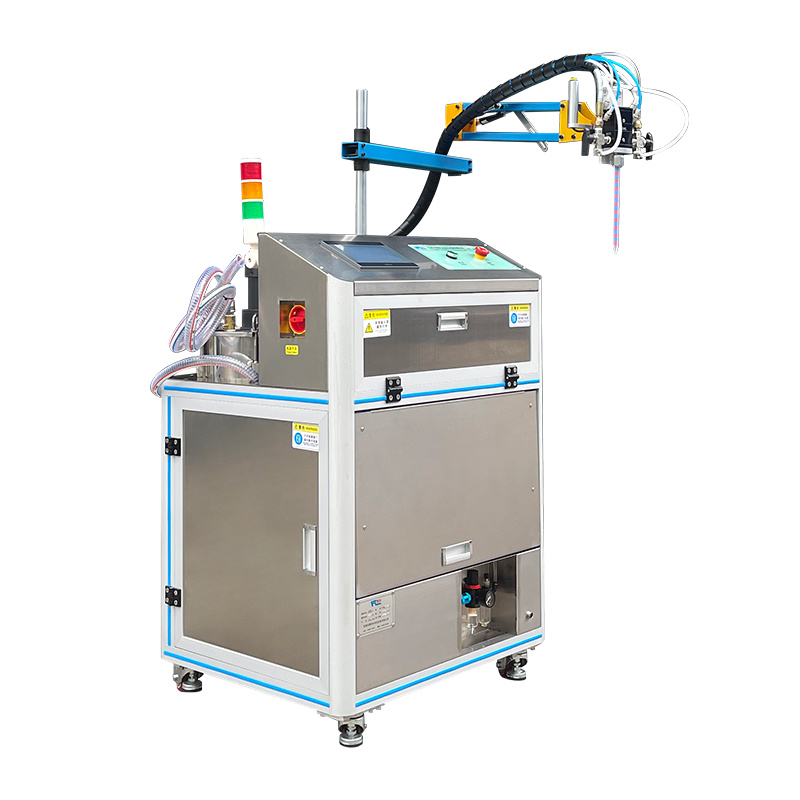 Cantilever type automatic glue pouring machine