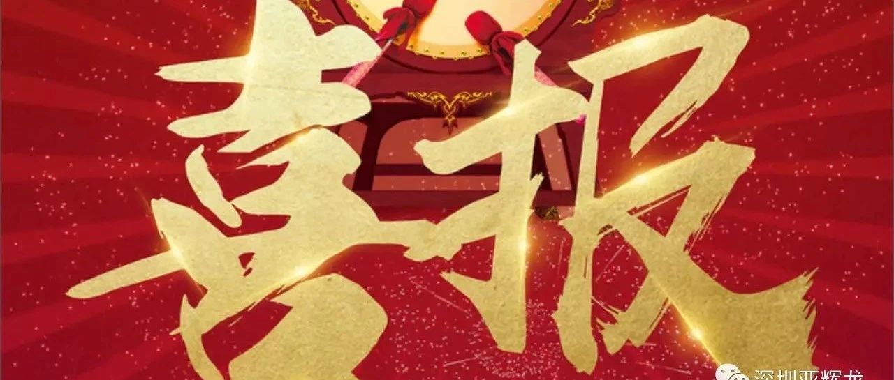 喜報丨亞輝龍榮登“2021深圳行業(yè)領袖企業(yè)100強”榜單