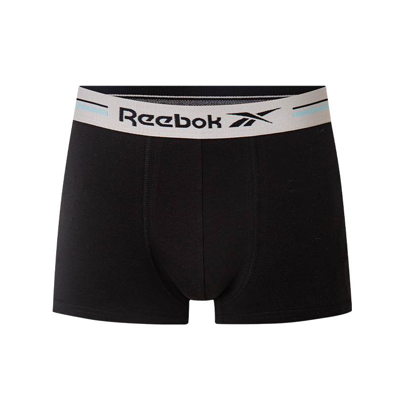 OEM Plain Black color 95%cotton 5%spandex Men's Boxer Briefs