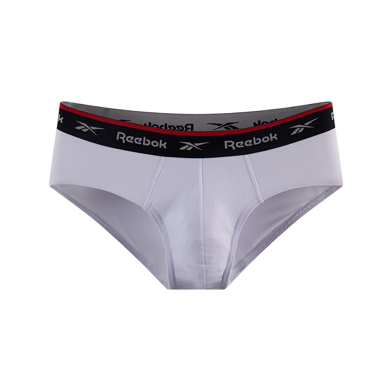OEM Plain color Men's Briefs mesh fabric underwear