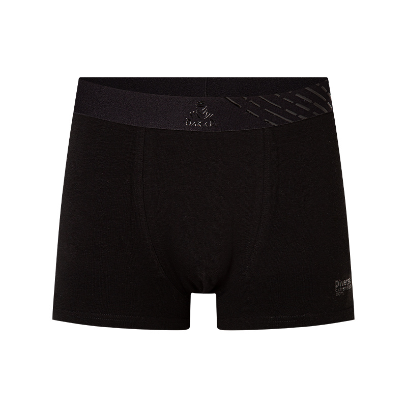 Brand OEM silicone printing 95%cotton 5%spandex embroidery Men's Boxer Briefs