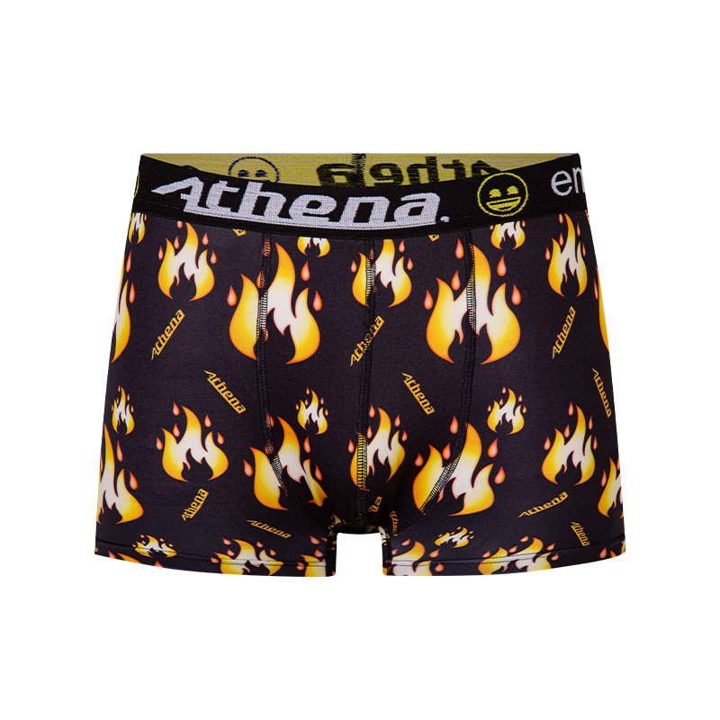 OEM emoji Style boy’s underwear 92% Polyester 8% Spandex Men's Boxer Briefs