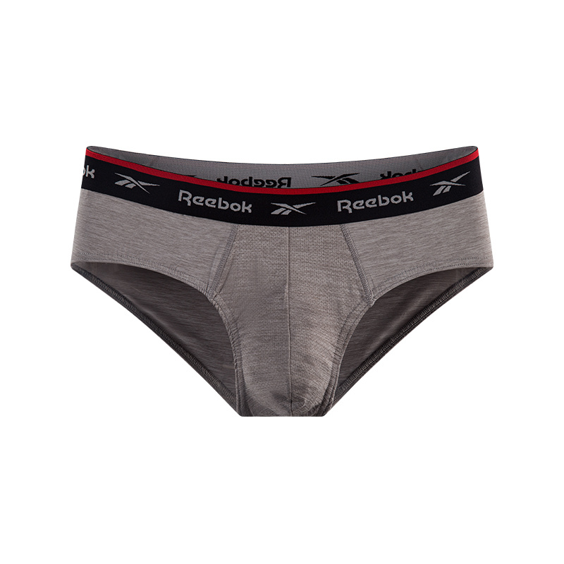 OEM Plain color Men's Briefs mesh fabric underwear