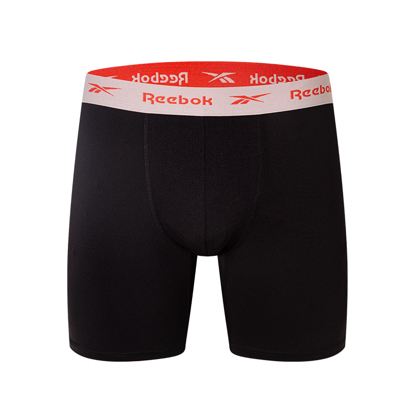 OEM sport style Plain color 95%cotton 5%spandex Men's Boxer mesh fabric Briefs