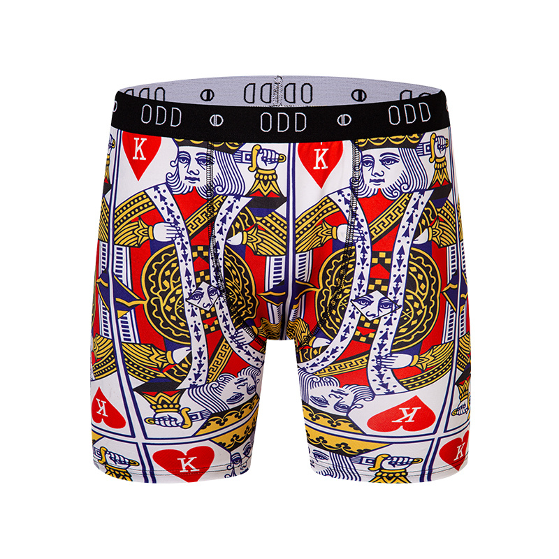 Sport Style long leg 92% Polyester 8% Spandex Men's Boxer shorts