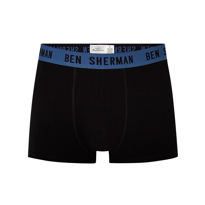 Stripe pattern Classic Style 95%cotton 5%spandex Men's Boxer Briefs
