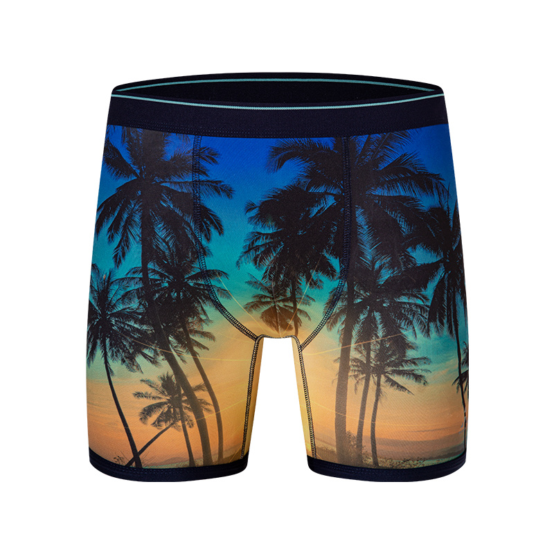 OEM&ODM Beach Style Plain color Men's Boxer shorts