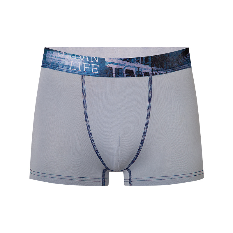 OEM heat tranfer printing waistband 2in1 pack collection Men's Boxer Briefs