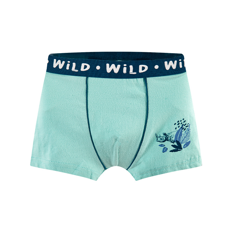 High detail and exquisite printing Boxer Brief kids Underwear Jungle Style