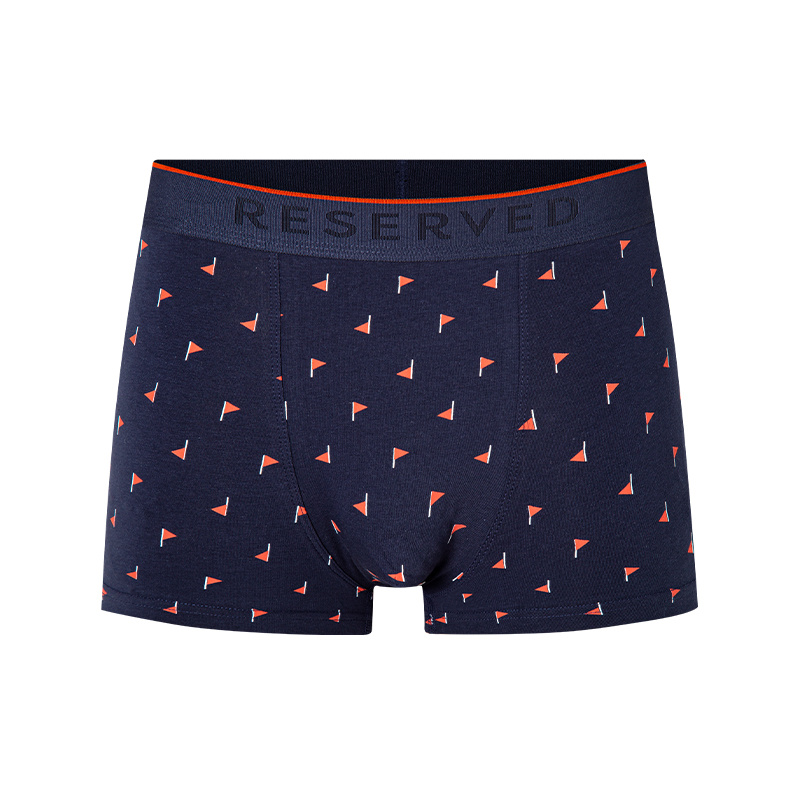 Simple pattern Classic Style 95%cotton 5%spandex Men's Boxer Briefs