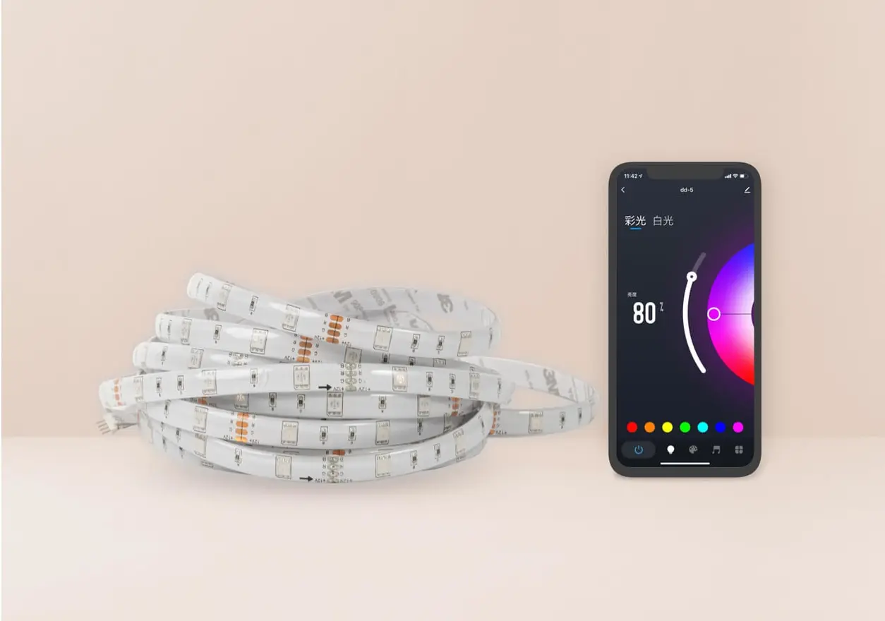 Wi-Fi & Bluetooth LE灯带智能化方案