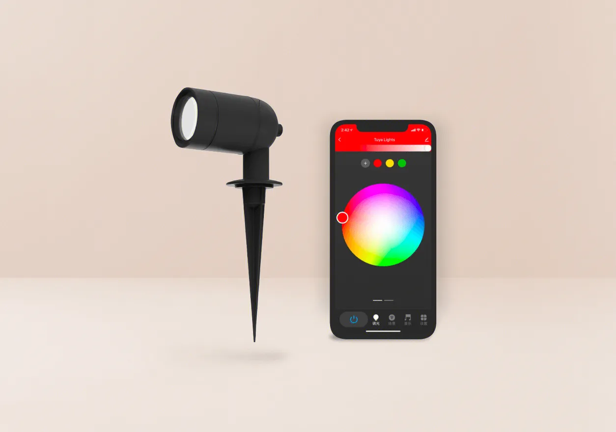 Wi-Fi & Bluetooth LE 地插灯智能化方案