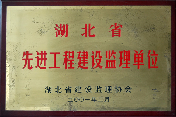 湖北省先進(jìn)工程建設(shè)監(jiān)理單位