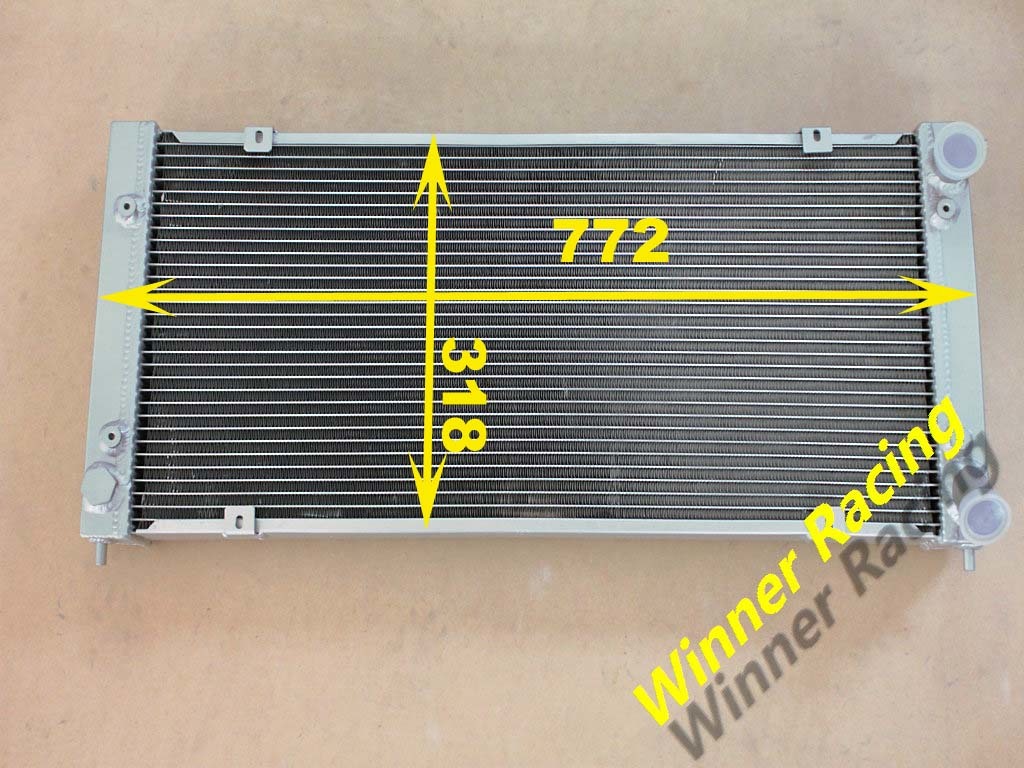 50MM ALUMINUM RADIATOR FIT VW GOLF GTI/JETTA MK2/A2 1.6D/1.8/2