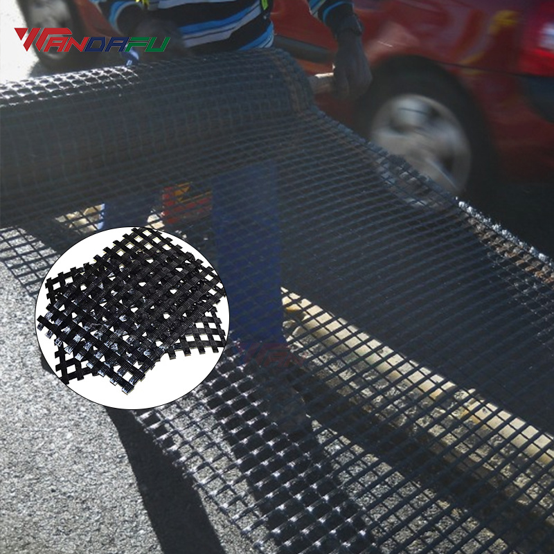 asphalt Coated Fiberglass Geogrid