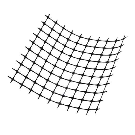Mining Reinforcement Plastic Grid Self Adhesive Biaxial Grille Reinforced Road 50-50kn/M Coated Bitumen PP PE Biaxial Geogrid