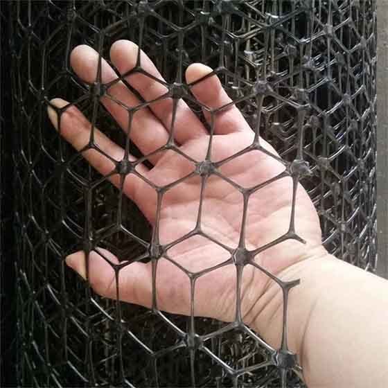Water and soil conservation PP Triaxial Geogrid