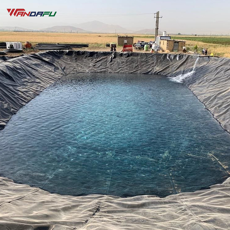 PVC geomembrane installation