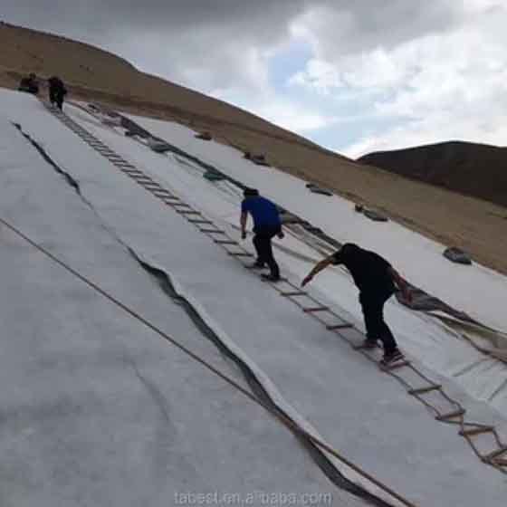 Mountain slope protection Geocomposite