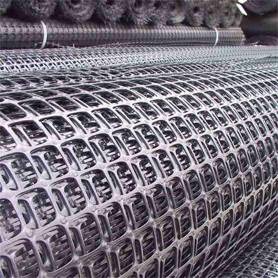Large Aperture 30kn/M Composite Geotextile PP Biaxial Geogrid for Road Base