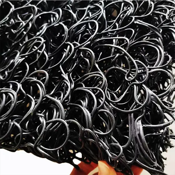 Drainage sheet material