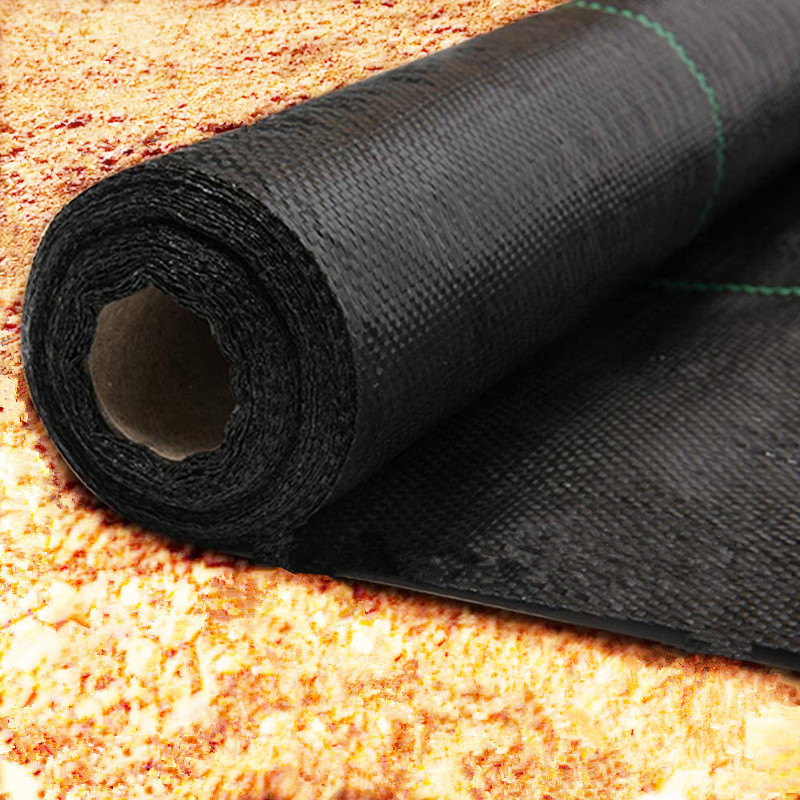 1.5mx100m PP Woven Agricultural Geotextile Landscape Weed Control Barrier Cloth