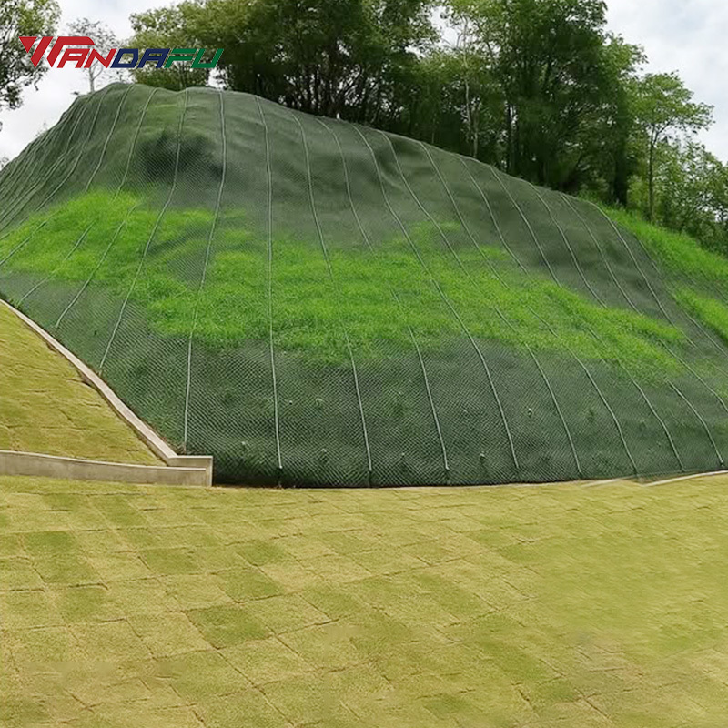 3D Erosion Control Blanket for Permanent Reinforcement of Grass Roots in Germany