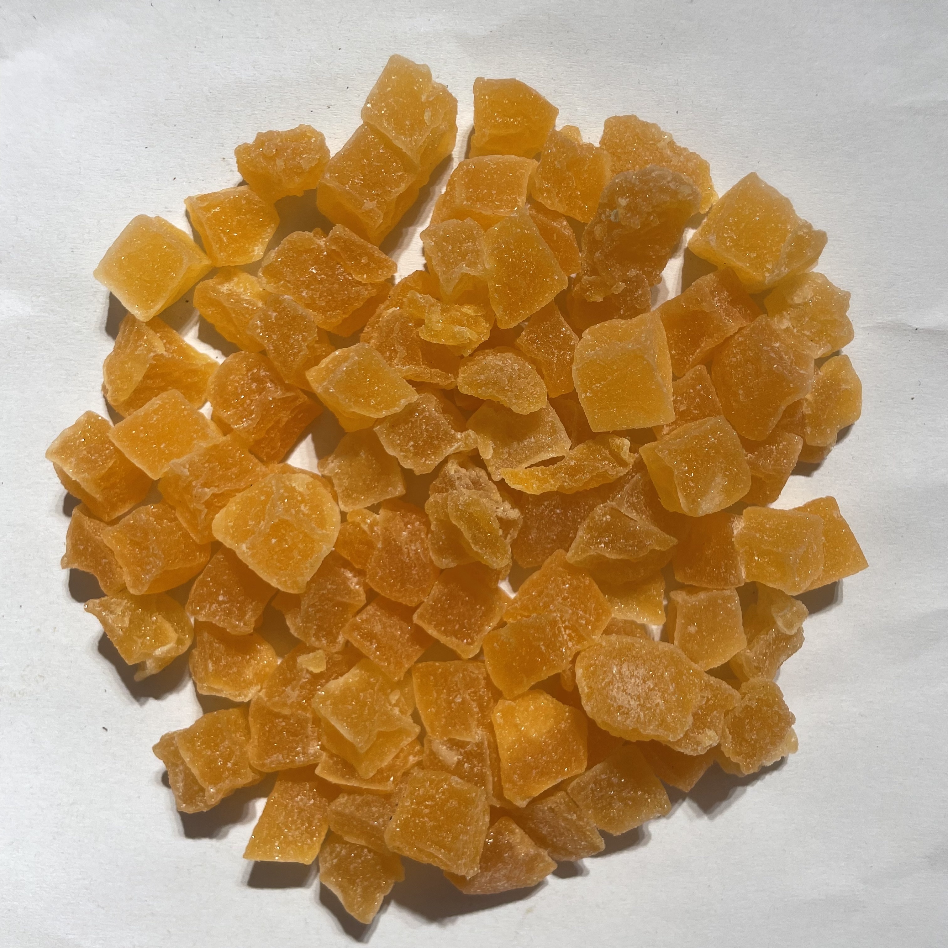 Diced Papaya