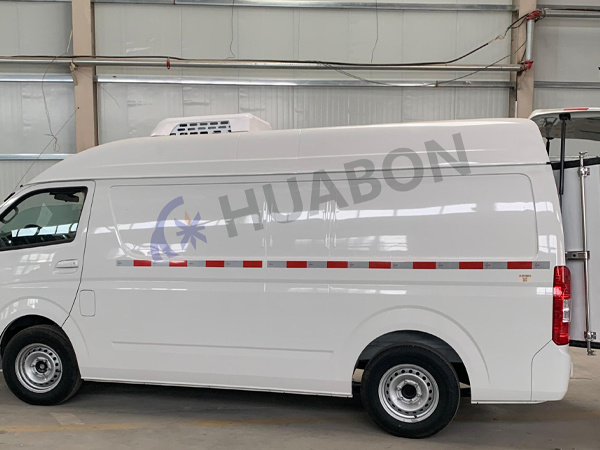 Unidad de refrigeración de HUABON Van HT-280T instalada en Suramérica