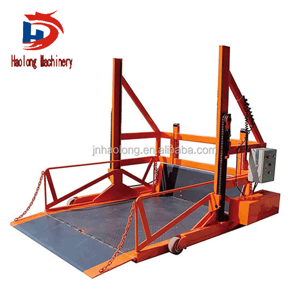 Mobile loading and unloading platform