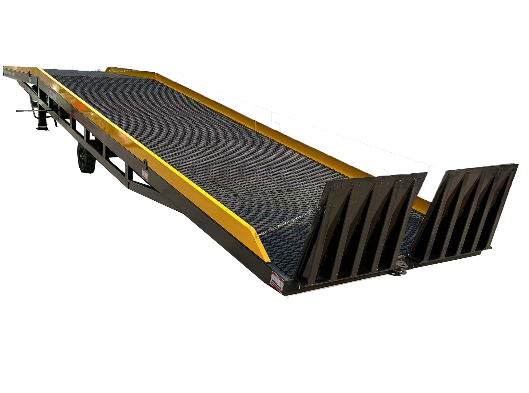 10 ton mobile wharf ramp hydraulic lifting, new steel forklift, loading and unloading dock platform, mobile loading warehouse, container ramp 20T