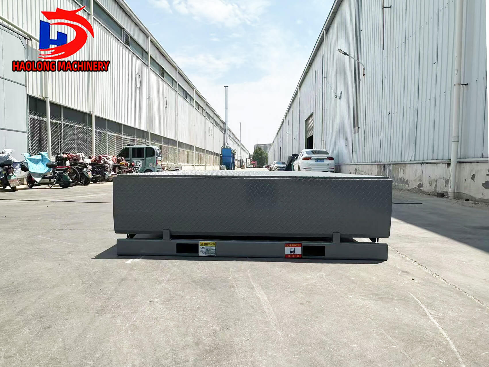 33 fixed ramps customized for Zhejiang Logistics Park, ready for commissioning before delivery