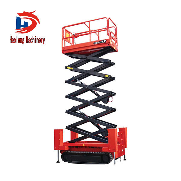 Crawler type lifting platform