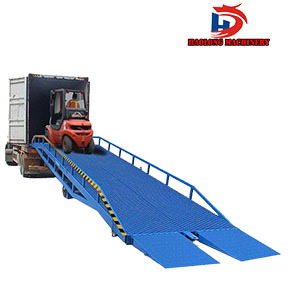 ramp pair forklift dock ramp container loading ramp truck dock hydraulic truck ramp
