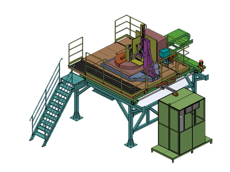 Bottom injection type casting machine