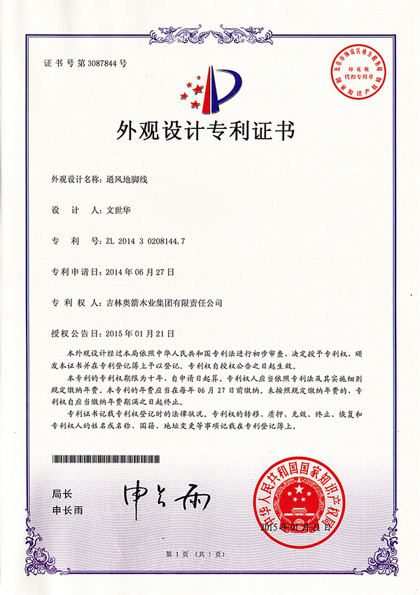 脚线专利 脚线专利