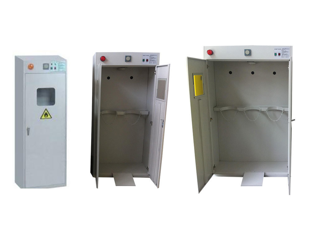 Armoire à bouteilles de gaz entièrement en acier