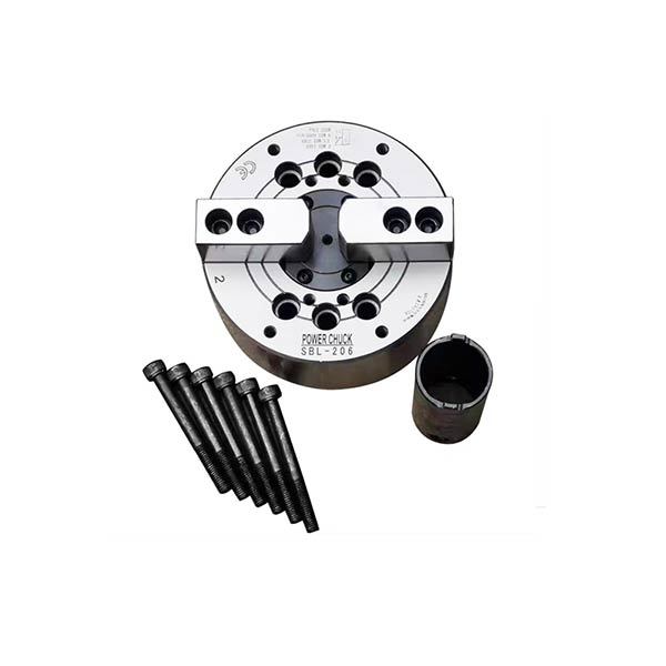 Two jaw medium solid hydraulic chuck